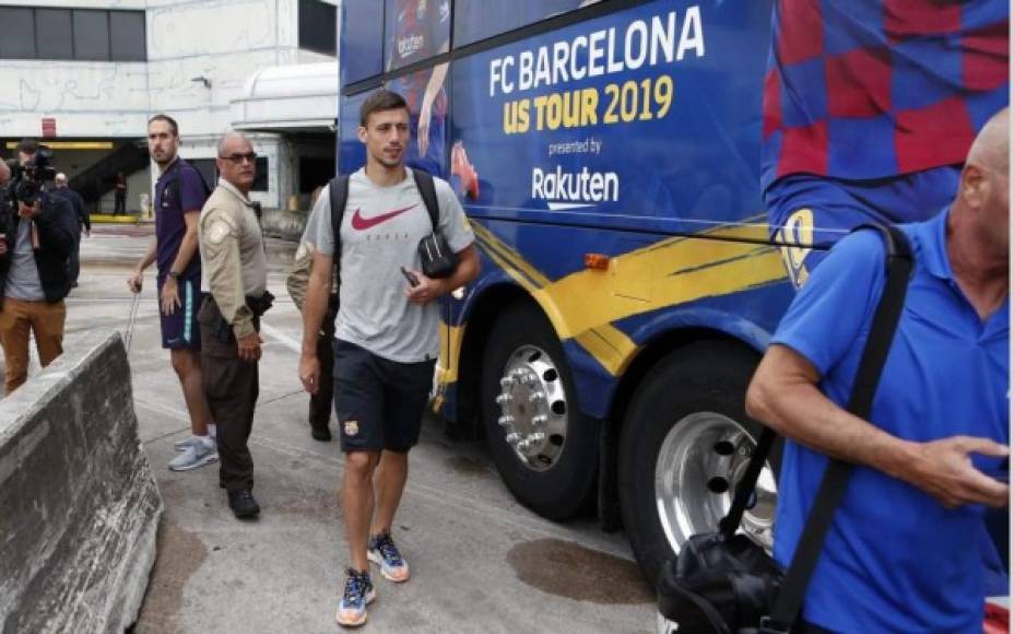 Clement Lenglet está ilusionado con ser parte del 11 titular del Barcelona esta temporada y espera dar un buen papel en estos amistosos.