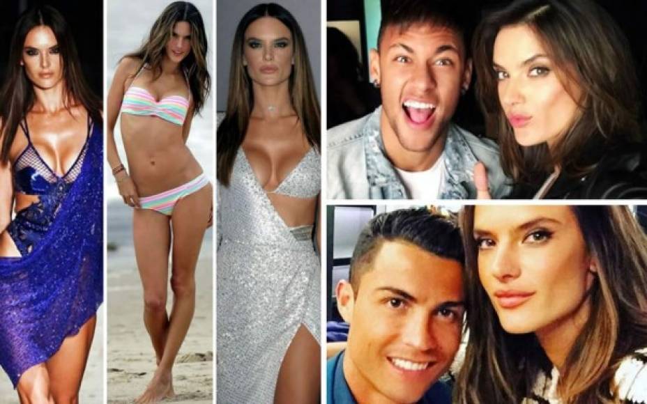 La reconocida modelo brasileña Alessandra Ambrosio ha realizado una picante confesión que tiene que ver con los futbolistas Neymar y Cristiano Ronaldo.