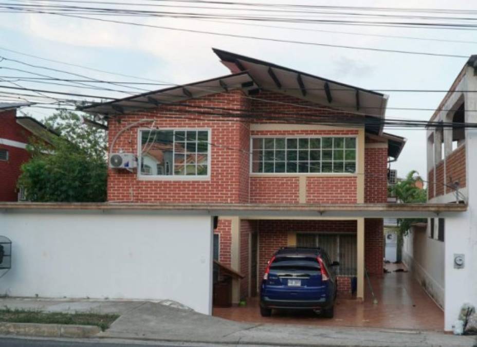 Esta es la casa en la que fue capturado Howin Alexis Romero, supuesto cabecilla de la pandilla 18.