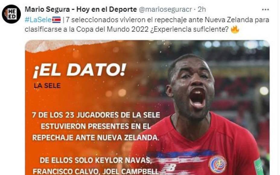 Mario Segura resalta que siete jugadores estuvieron en el repechaje ante Nueva Zelanda para clasificarse a la Copa del Mundo 2022.