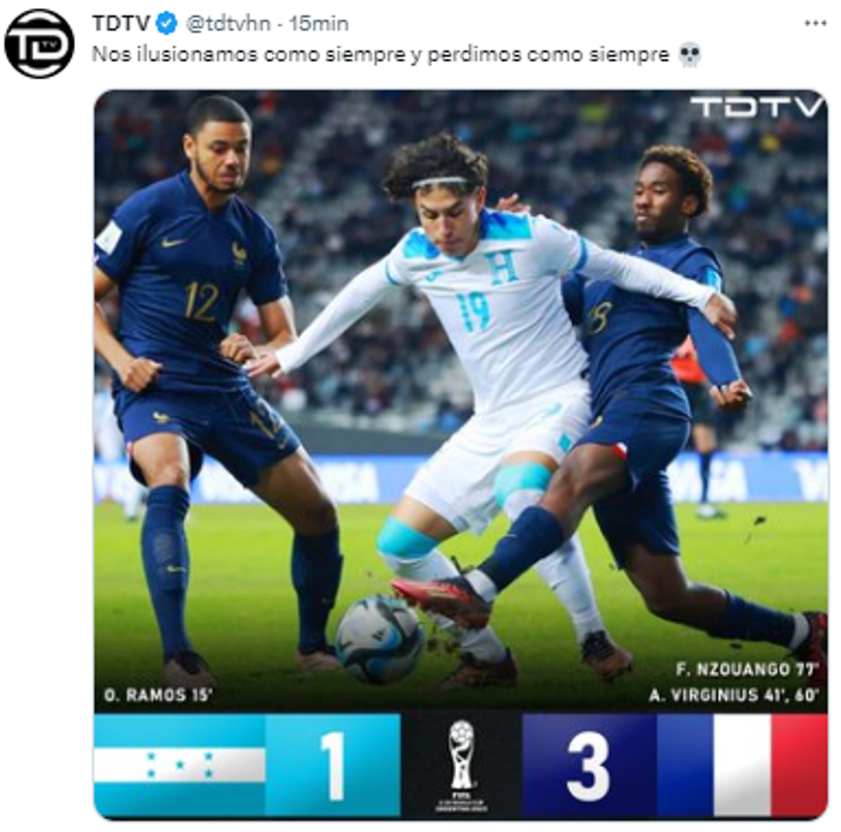 TDTV: “Nos ilusionamos como siempre y perdimos como siempre”