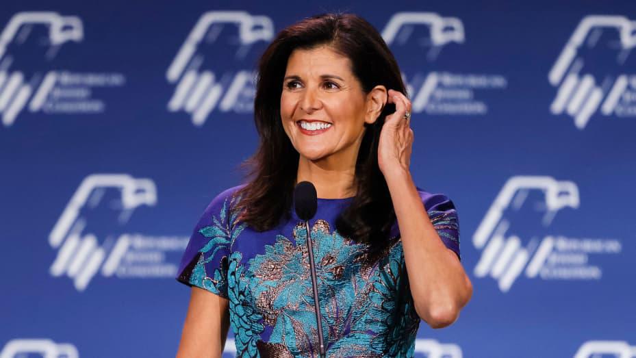 Republicana Nikki Haley anuncia su candidatura a la Presidencia de EEUU