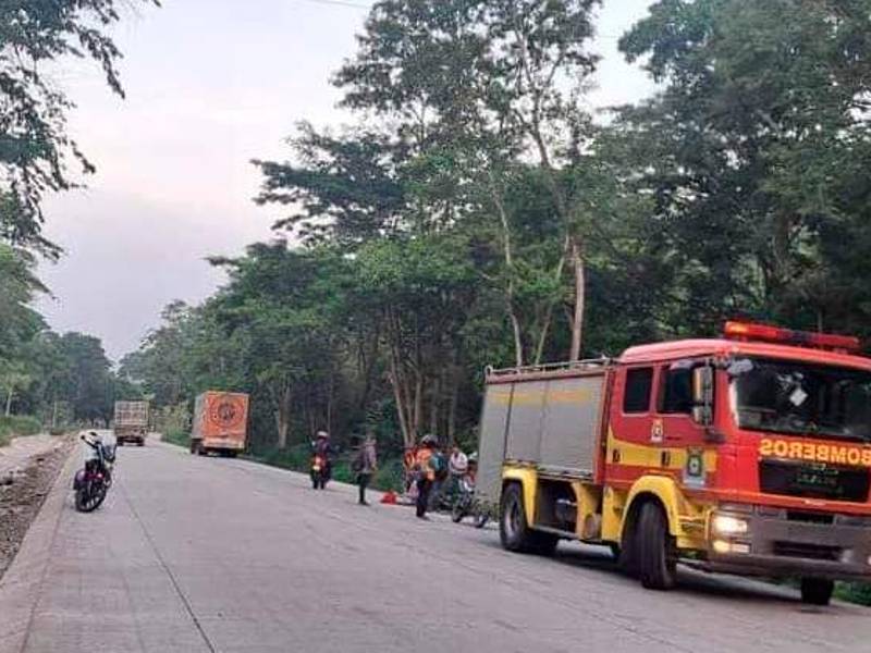 <b><span class=mln_uppercase_mln>Escena.</span></b> El accidente ocurrió en la carretera de Quimistán.