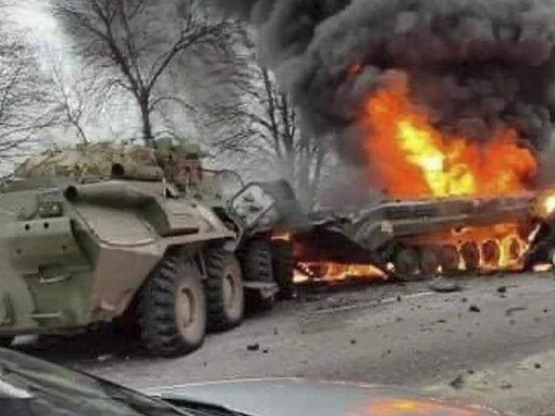 Los militares ucranianos se enfrentan a las tropas rusas en la zona de exclusión de Chernóbil.