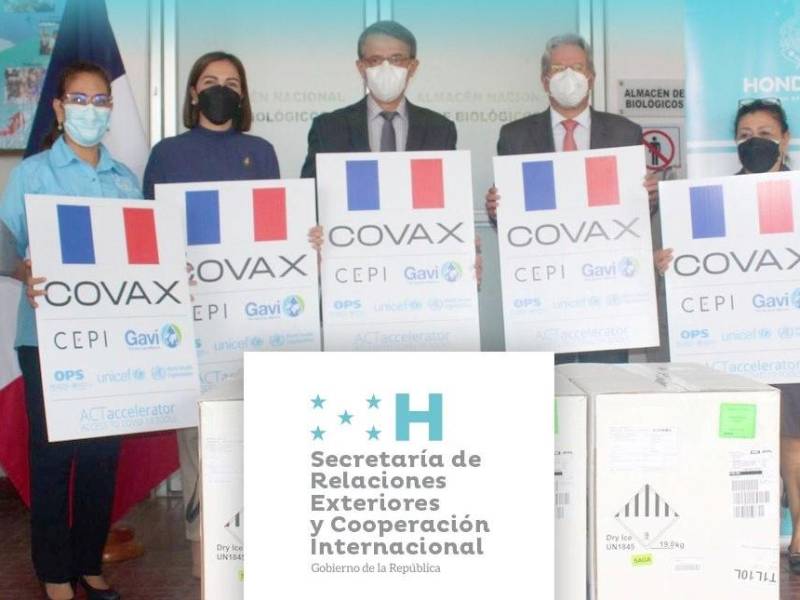 <b>El donativo fue entregado por el Embajador de Francia en Honduras, Emmanuel Pineda.</b>