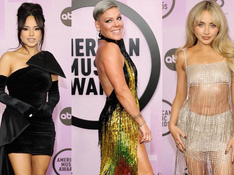 Becky G, Pink y Sabrina Carpenter son algunas de las estrellas de la música que ya arribaron a la alfombra de los American Music Awards 2022. La ceremonia se celebrará en el Microsoft Theater en Los Ángeles, California.