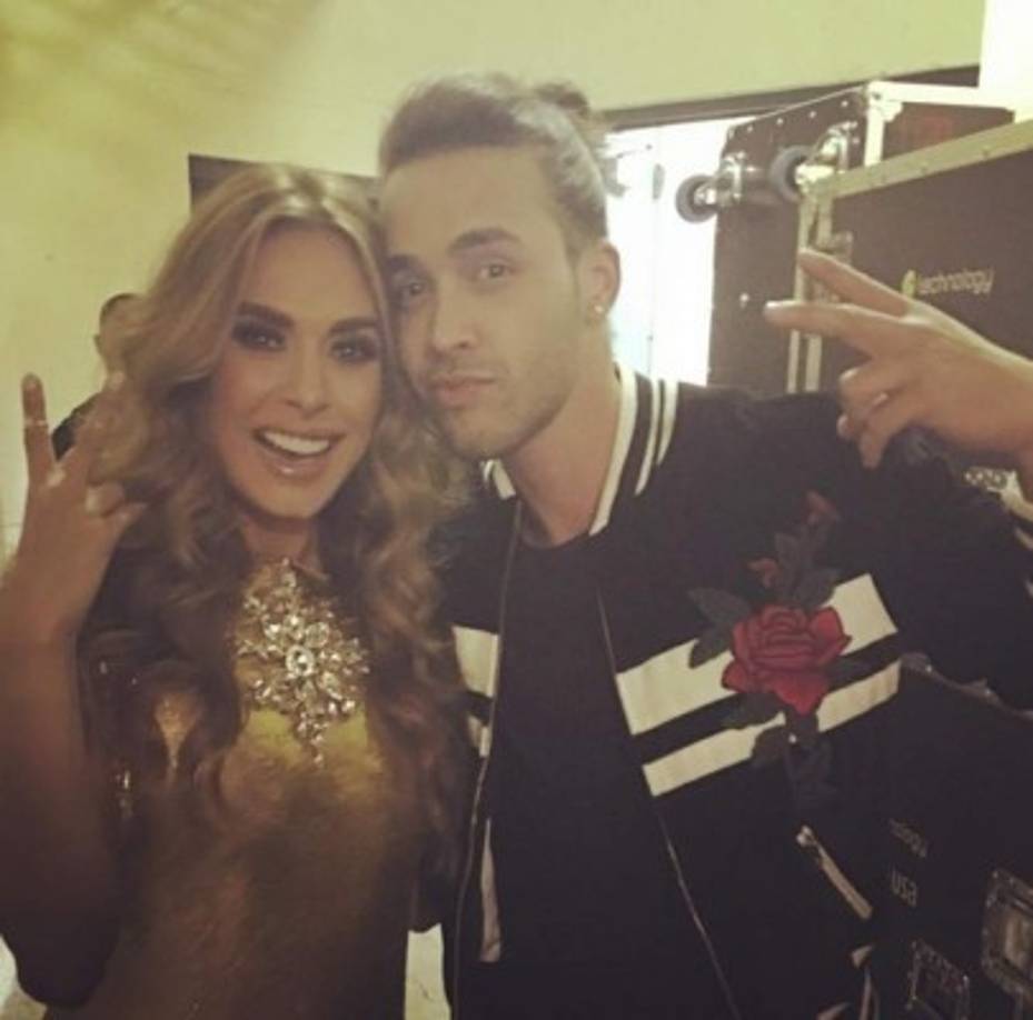 Galilea Montijo junto a uno de sus favoritos, Prince Royce.