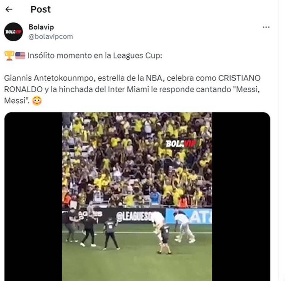 El jugador de baloncesto causó revuelo con su festejo ya que unos lo consideraron como burla para Messi. 