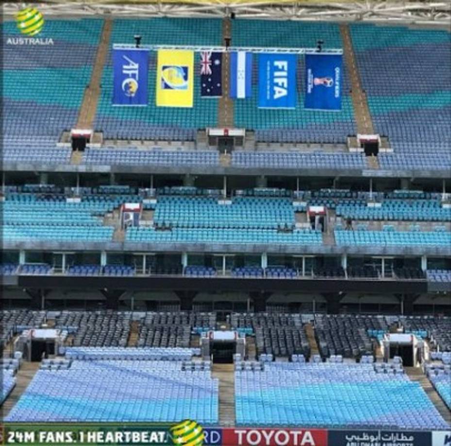 Este estadio tiene capacidad para más de 80 mil personas.