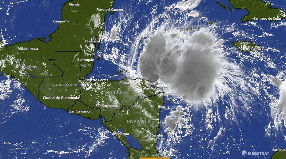 ¿Cuándo la tormenta tropical Lisa estará más cerca de Honduras?