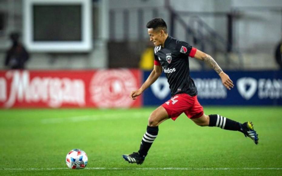 Andy Najar - El habilidoso mediocampista hondureño se embolsará esta temporada de la MLS con el DC United la cantidad de 90 mil dólares y también tiene un bonus de 10 mil.