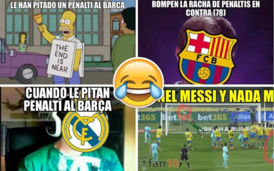 Los divertidos memes del empate del Barcelona en la visita a la UD Las Palmas en la Liga Española.
