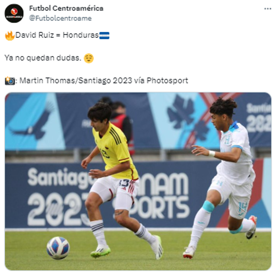 Fútbol Centroamérica: “David Ruiz = Honduras. Ya no quedan dudas”.