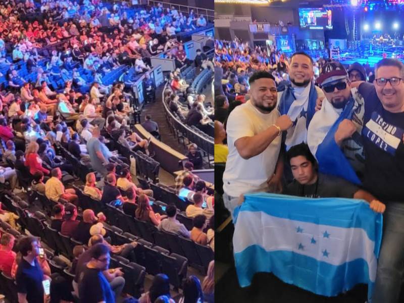 Las imágenes del ambiente en las instalaciones del Madison Square Garden, previo a la pelea entre Teófimo López y Josh Taylor en Nueva York.