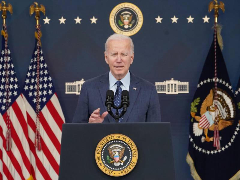 Biden da una conferencia de prensa para informar al pueblo estadounidense sobre el derribo de varios objetos voladores en los últimos días.