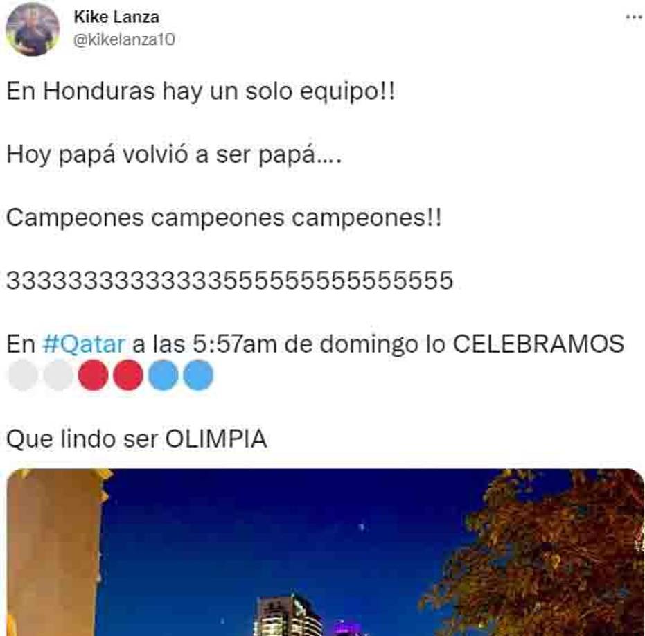 El periodista Kike Lanza desde Qatar dejó su mensaje.