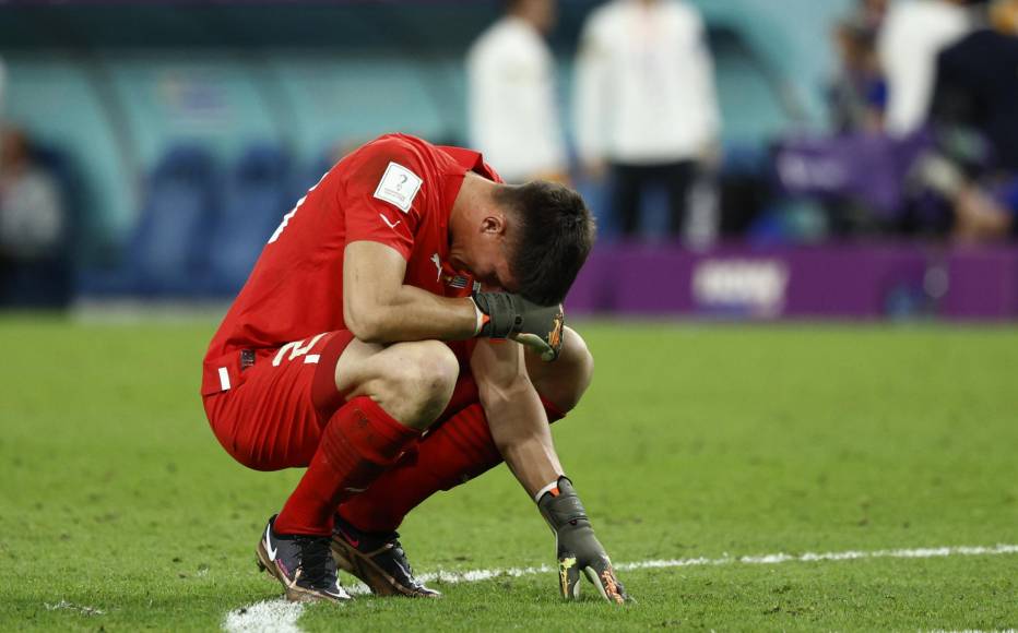 Sergio Rochet de Uruguay quedó desolado.