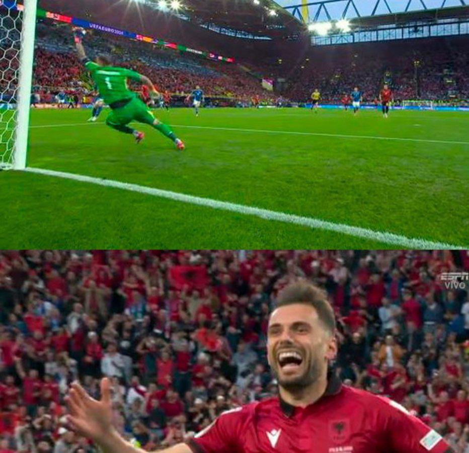 Albania hace historia al marcarle a Italia el gol más rápido en una Eurocopa