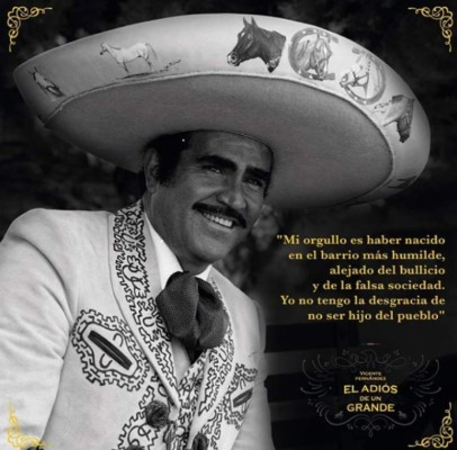 Es considerado un símbolo de la cultura hispanoamericana y uno de los artistas más populares de México y el mundo.