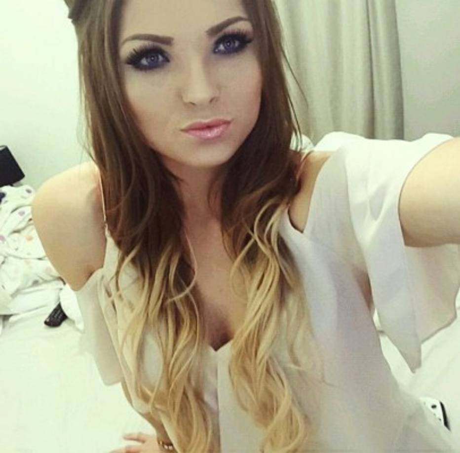 Natalie Weaver maquilló a su pareja mientras dormía .