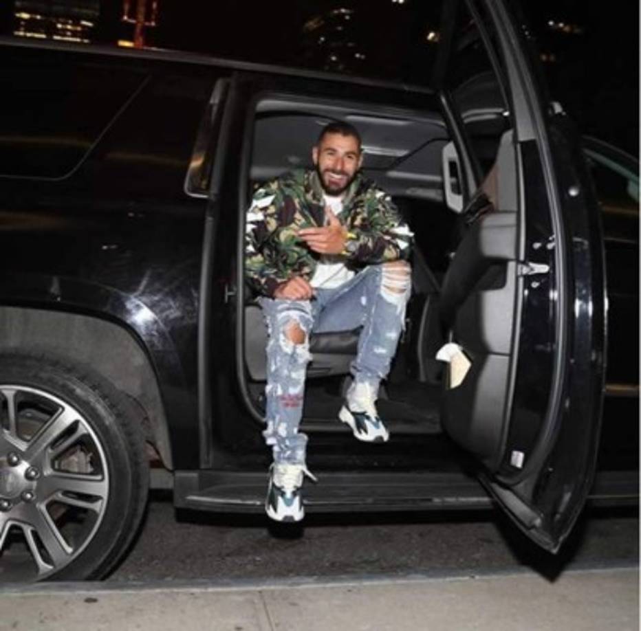 Karim Benzema también ha viajado a Nueva York.