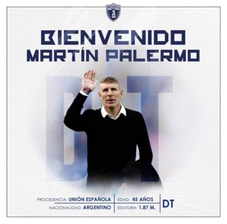 Martín Palermo: El ex goleador histórico argentino ha sido anunciado como nuevo entrenador del club Pachuca de México.