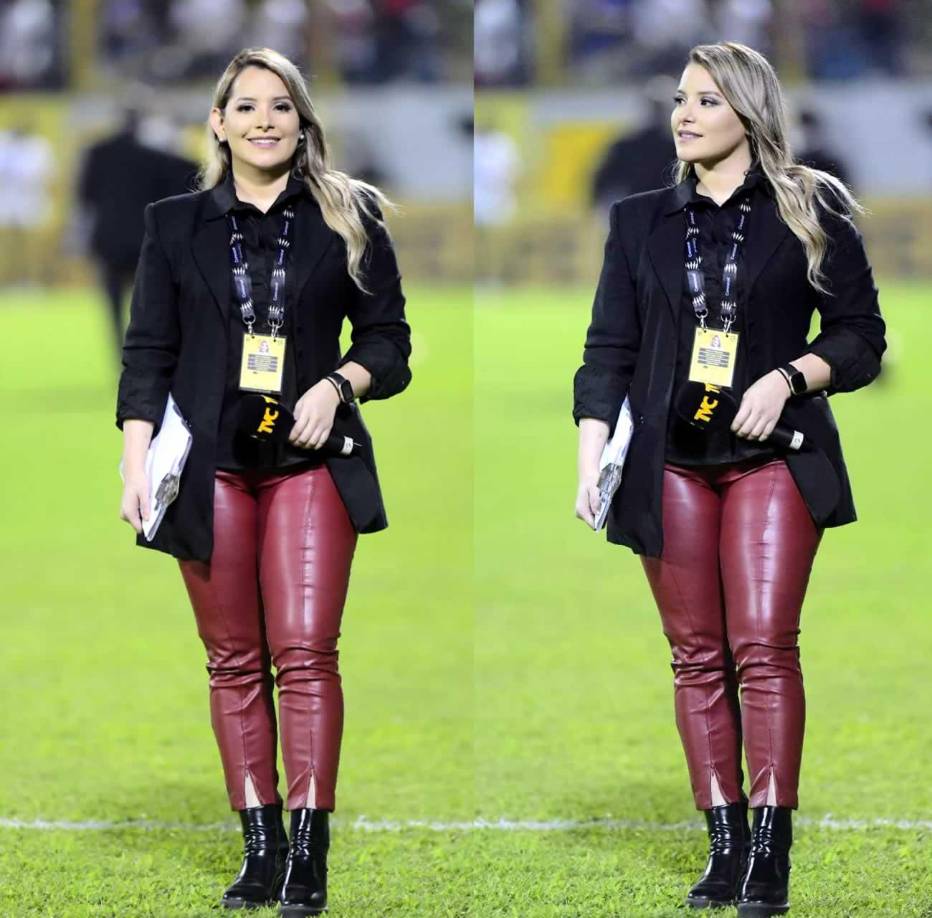 La bella presentadora de Televicentro, Tanya Rodríguez, enamoró a muchos en la Gran Final.