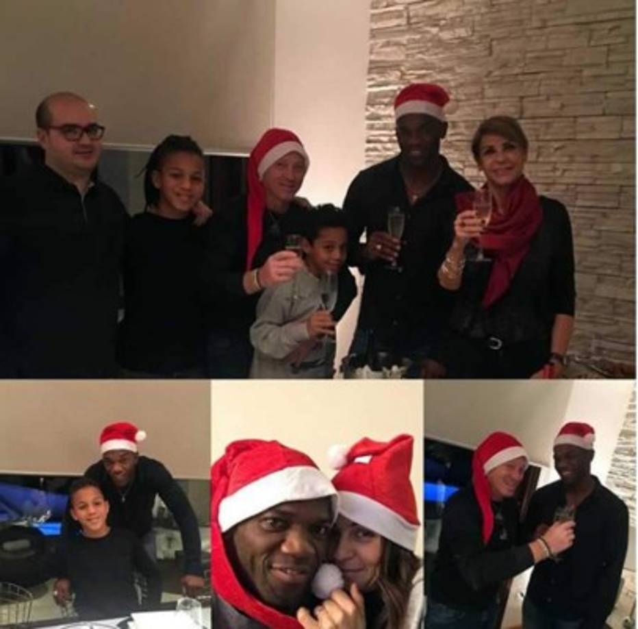David Suazo - El exdelantero de la Selección de Honduras y actual entrenador recibió la Navidad en familia en Italia.