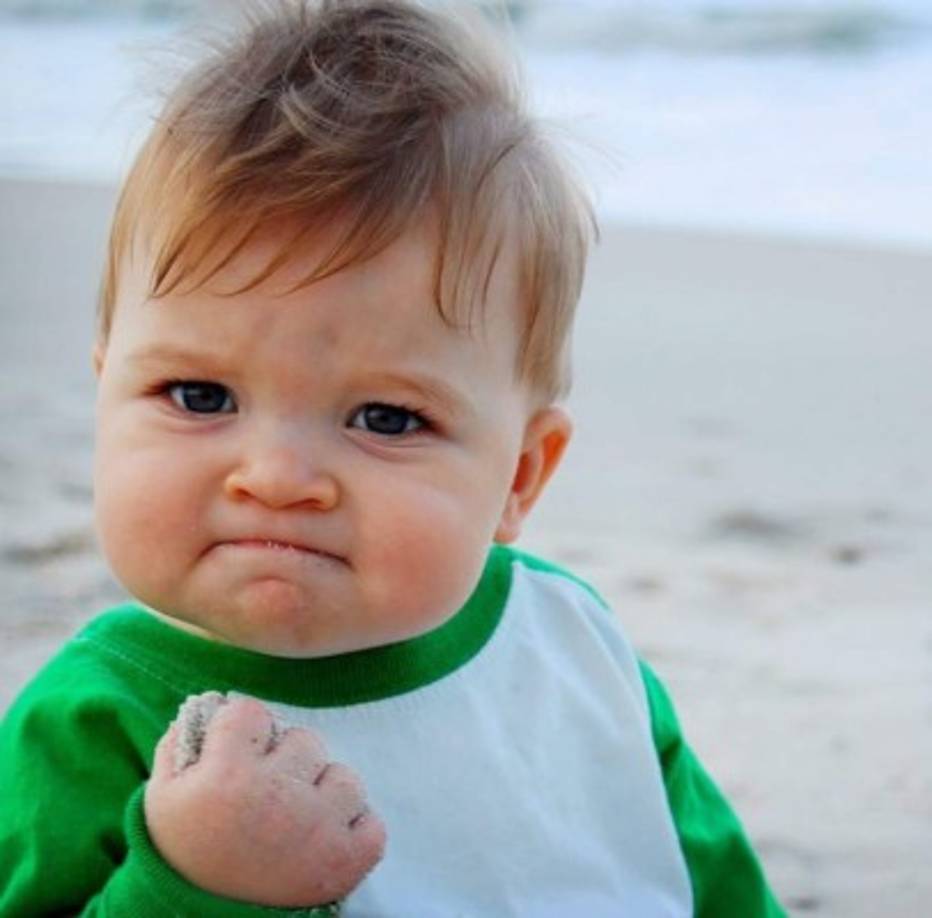 La foto del meme 'Success kid' cumple exactamente 10 años y la madre del pequeño Sammy Griner recuerda ese memorable momento en su Instagram.