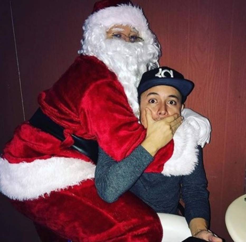 Con su humor típico el DJ y fotógrafo 'Chapa', deseó una feliz Navidad a todos sus seguidores.