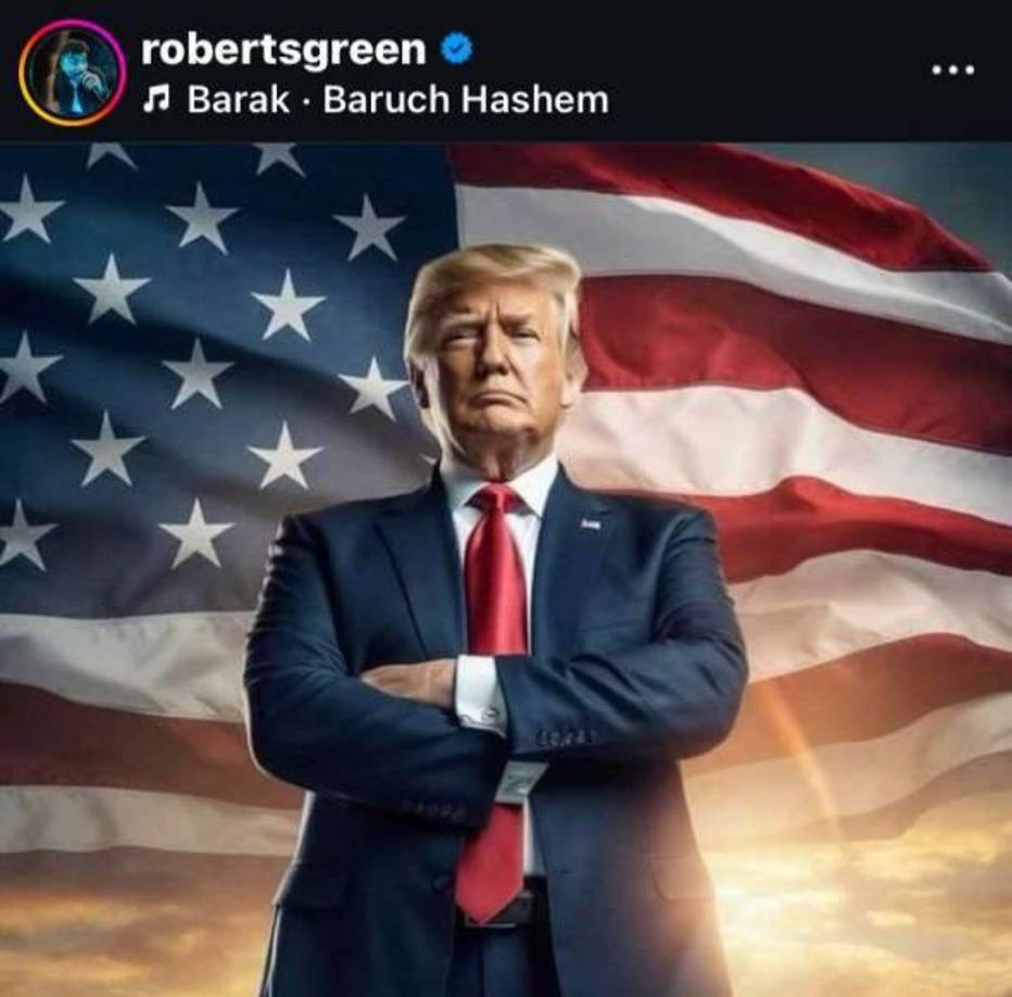 También, Roberts Green, miembro representativo del grupo Barak, reveló en horas de la mañana su felicidad tras el gane de Donald Trump y afirmó que su victoria fue la respuesta a una dosis de fe.