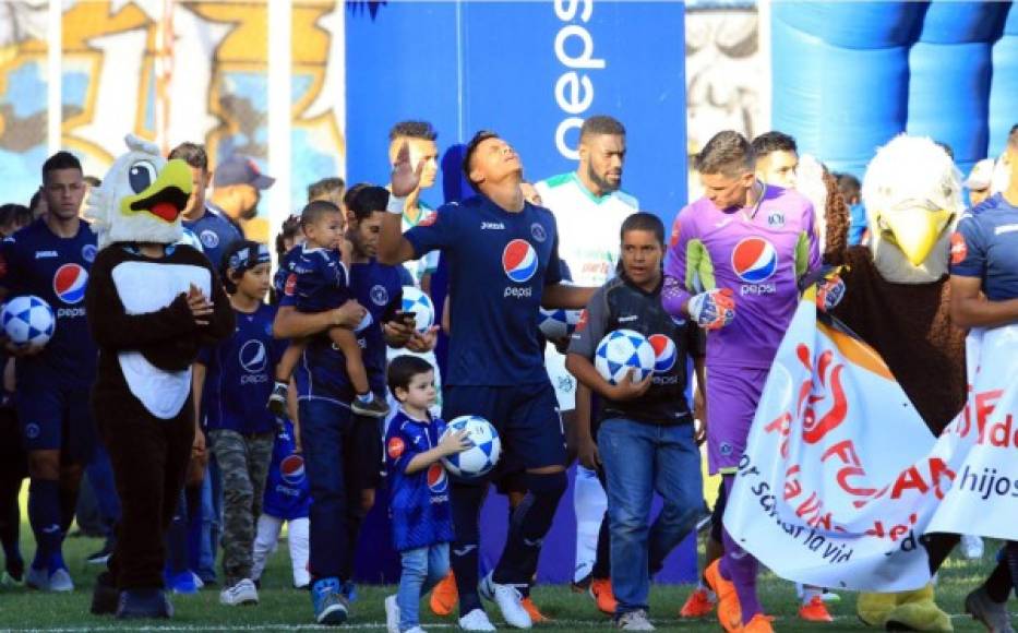 Las imágenes de la victoria del Motagua (3-1) sobre el Platense en la vuelta de la semifinal del Torneo Apertura 2018.