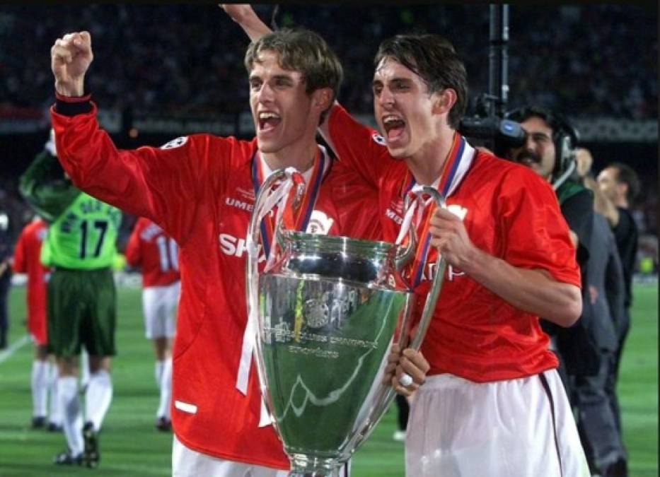 Los Neville - Los hermanos Phil y Gary, compartieron vestuario en el Manchester United.