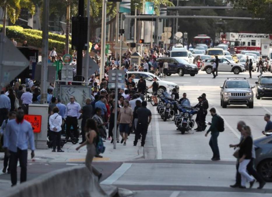 El terremoto de este martes también provocó la evacuación de inmuebles en Miami, Florida, en el sureste de Estados Unidos. AFP