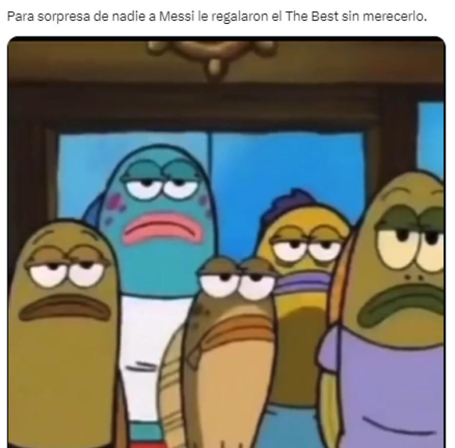 Messi fue protagonista: Los jocosos memes que dejó el premio The Best