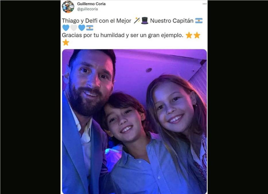 La publicación de Guillermo Coria con Lionel Messi y los hijos del ex tenista y actual capitán del equipo argentino de Copa Davis.