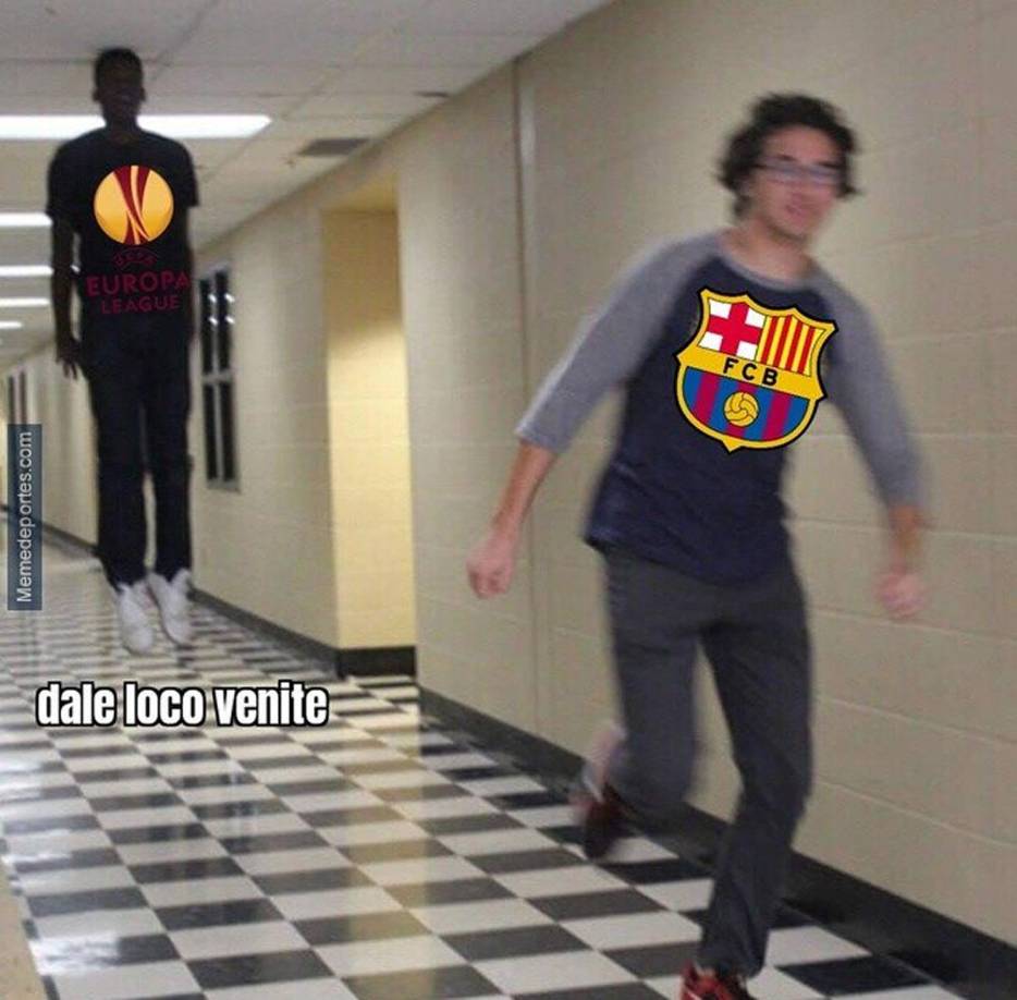 Los memes se burlan del Barça tras quedar fuera de Champions y caer a la Europa League