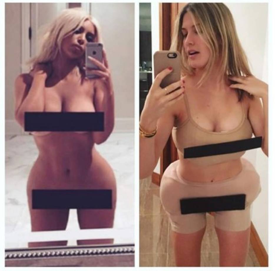 La tenista canadiense Eugenie 'Genie' Bouchard Leclair también se disfrazó de Kim Kardashian