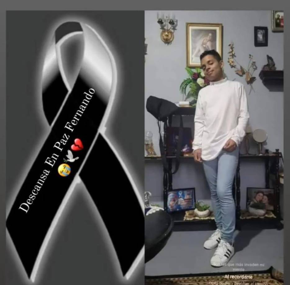 Mirta Suyapa Bardales Ortiz, madre del infortunado, desconsolada reclamó ayer su cuerpo en la morgue sampedrana.