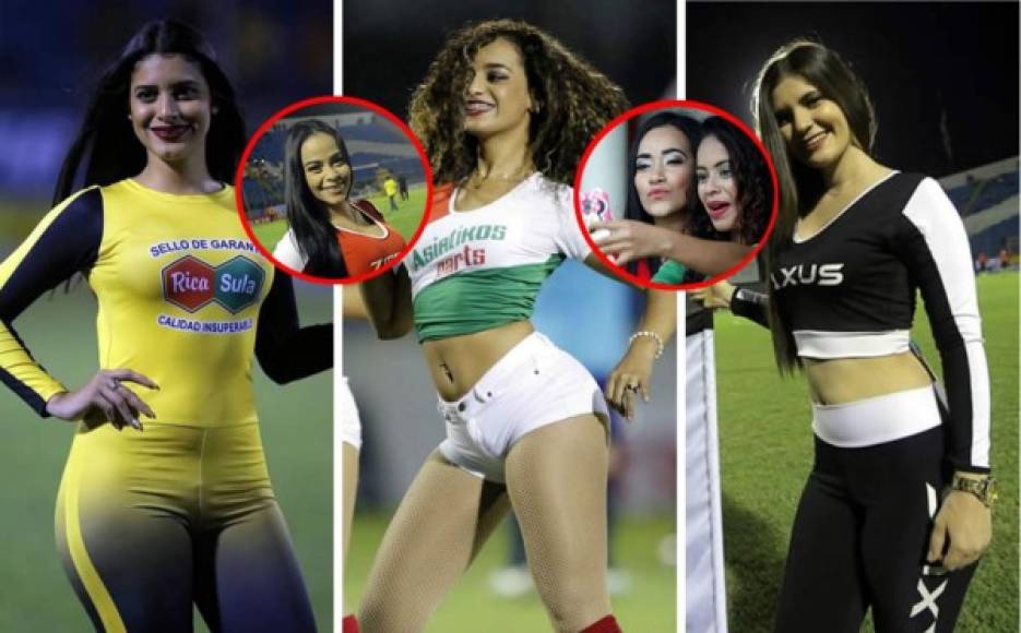 La sexta jornada del Torneo Clausura 2018 de la Liga Nacional ha estado adornada por bellas mujeres en los estadios del fútbol hondureño.