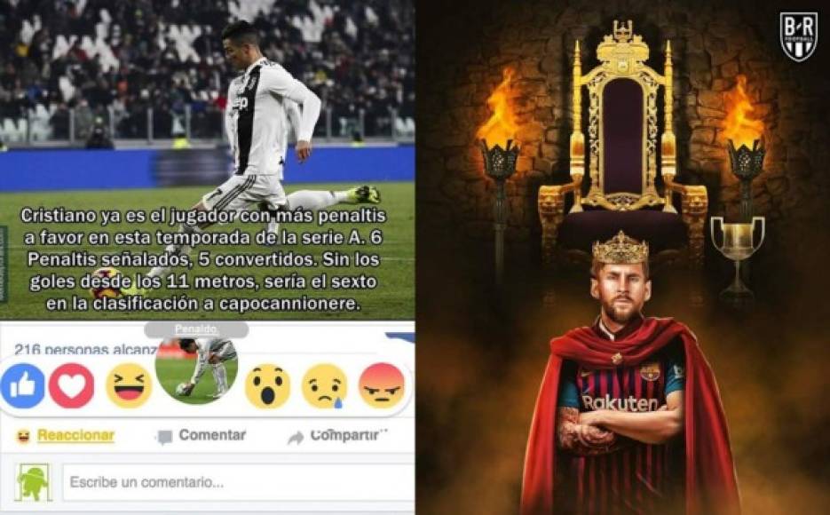 Los mejores memes del día en el mundo del deporte, con Messi, Barcelona, Real Madrid y Cristiano Ronaldo como protagonistas.