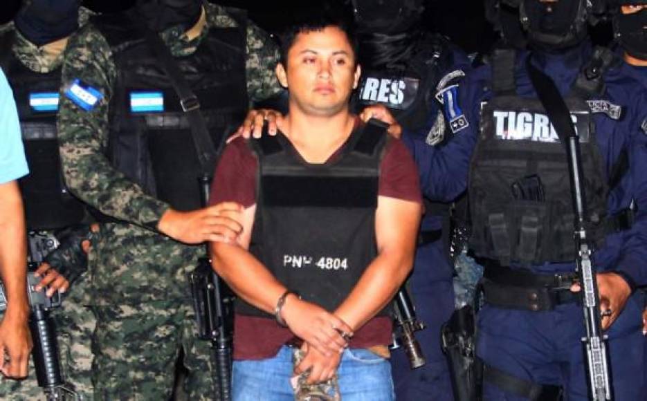 19.- Geffry Darío Guzmán TobarCapturado el 09 de noviembre de 2017 en El Paraíso, Copán.Nacido en 1986. El 13 de abril del 2017 fue solicitado por la Corte del Distrito Este del Estado de Virginia. Fue extraditado el 8 de febrero del 2018.