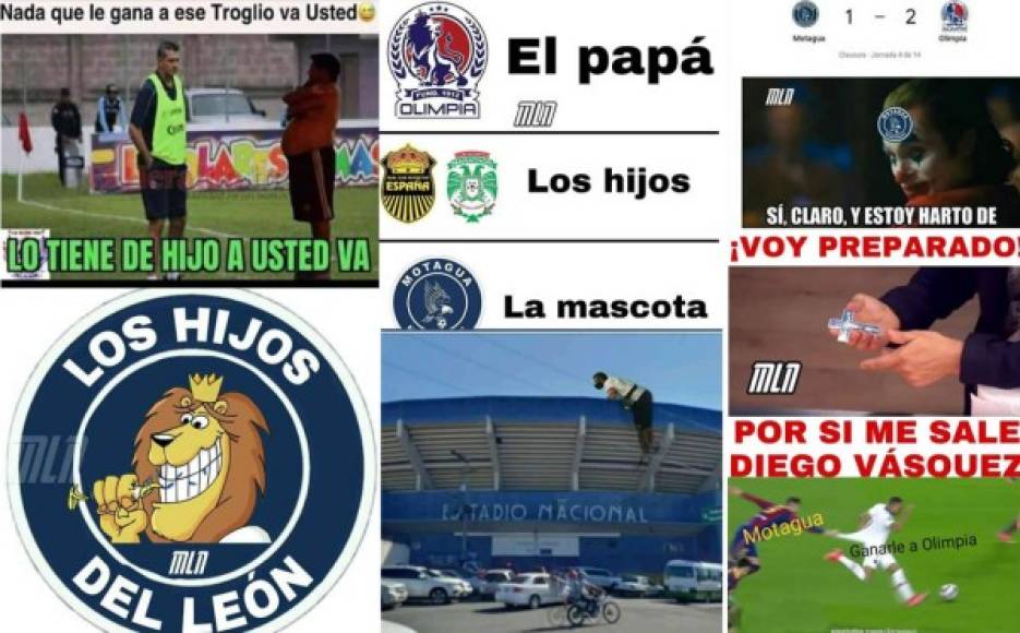 Los mejores memes del clásico capitalino que le ganó Olimpia al Motagua (1-2) en el Torneo Clausura 2021. Diego Vázquez es víctima de las burlas.