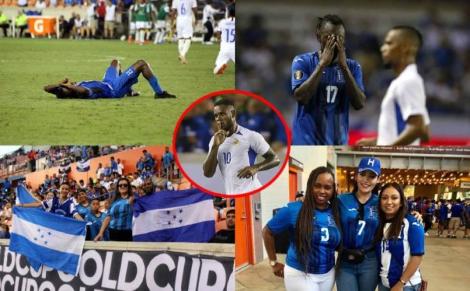Las imágenes de la derrota de la Selección de Honduras (0-1) ante Curazao y eliminación de la Copa Oro 2019. Fotos Annie Lagos y AFP