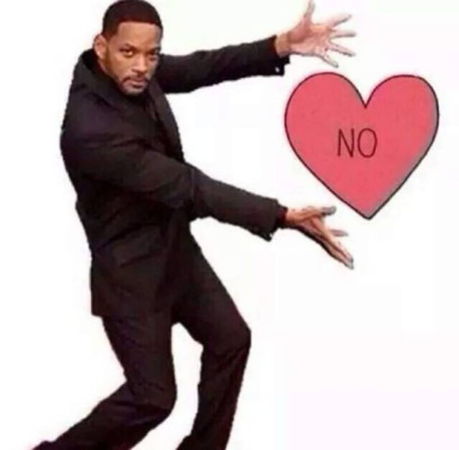 Este gracioso meme surgió de una pose que Will hizo para una alfombra, en la que exponía a su esposa con las manos. ¡Para que lo hizo!