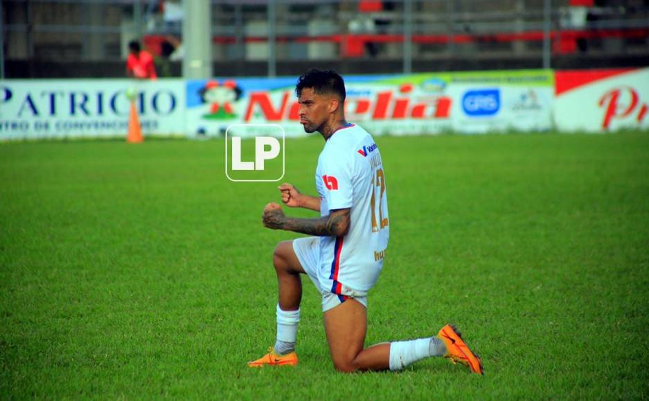 Gabriel Araújo Carvalho jugó 69 minutos en su debut con el Olimpia en Tocoa.