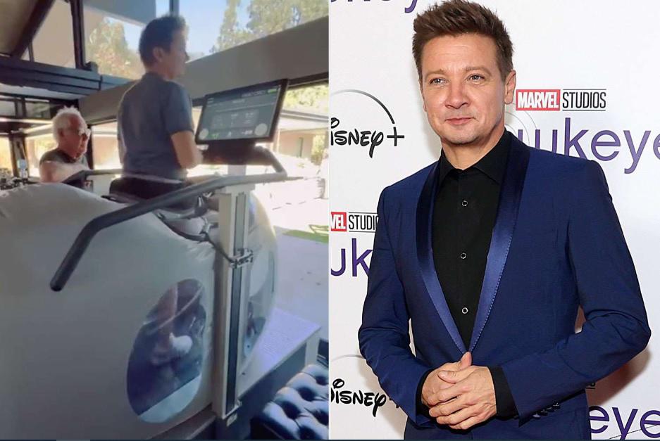 Jeremy Renner vuelve a caminar tras sobrevivir a grave accidente