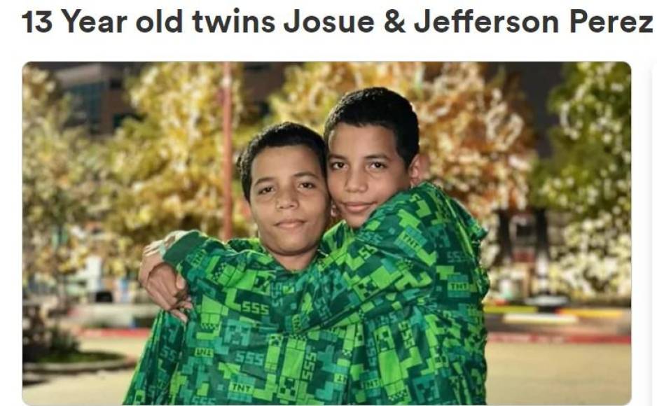 Familiares y amigos de Cinthia han organizado una recolecta en <a rel="nofollow noopener noreferrer" href="https://www.gofundme.com/f/13-year-old-twins-josue-jefferson-perez?utm_campaign=p_cp+share-sheet&amp;utm_content=undefined&amp;utm_medium=copy_link_all&amp;utm_source=customer&amp;utm_term=undefined" target="_blank">Gofundme </a>para ayudar a sufragar con los gastos fúnebres. Si desea ayudar, solo ingrese al siguiente link: <a rel="nofollow noopener noreferrer" href="https://www.gofundme.com/f/13-year-old-twins-josue-jefferson-perez?utm_campaign=p_cp+share-sheet&amp;utm_content=undefined&amp;utm_medium=copy_link_all&amp;utm_source=customer&amp;utm_term=undefined" target="_blank">https://www.gofundme.com/f/13-year-old-twins-josue-jefferson-perez?utm_campaign=p_cp+share-sheet&amp;utm_content=undefined&amp;utm_medium=copy_link_all&amp;utm_source=customer&amp;utm_term=undefined</a>