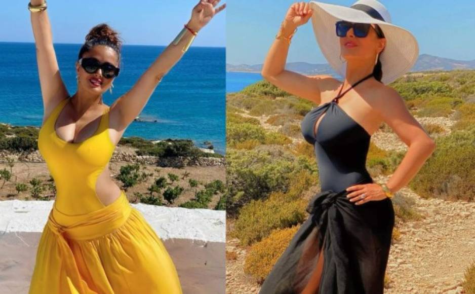 La actriz mexicana Salma Hayek arriba hoy a sus 54 años de vida. La estrella de cine ha querido compartir su alegría con sus seguidores de Instagram, a quienes deleitó con unas hermosas postales.