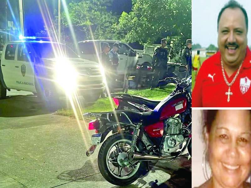 <b>Javier Hernández y Joselin Mata fueron ultimados en el predio de la gasolinera en Cuyamel.</b>